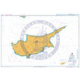 British Admiralty Nautical Chart 2074: Cyprus